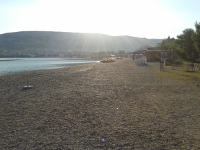 La spiaggia cittadina (riva Prosika) Pag